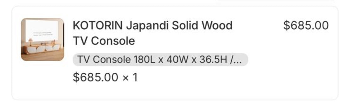 Custom Order Link