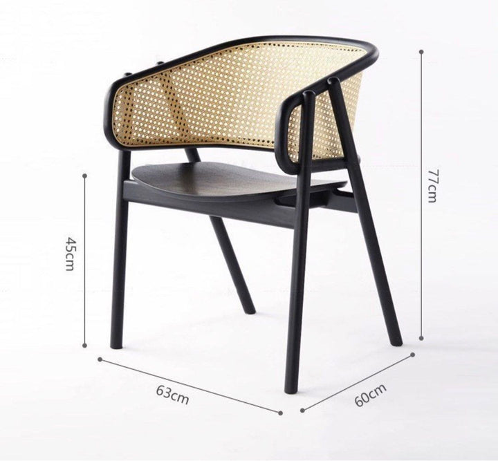 VOYAGE Vintage Rattan Dining Chair