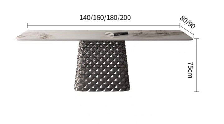KIRBY Modern Sintered Stone Dining Table