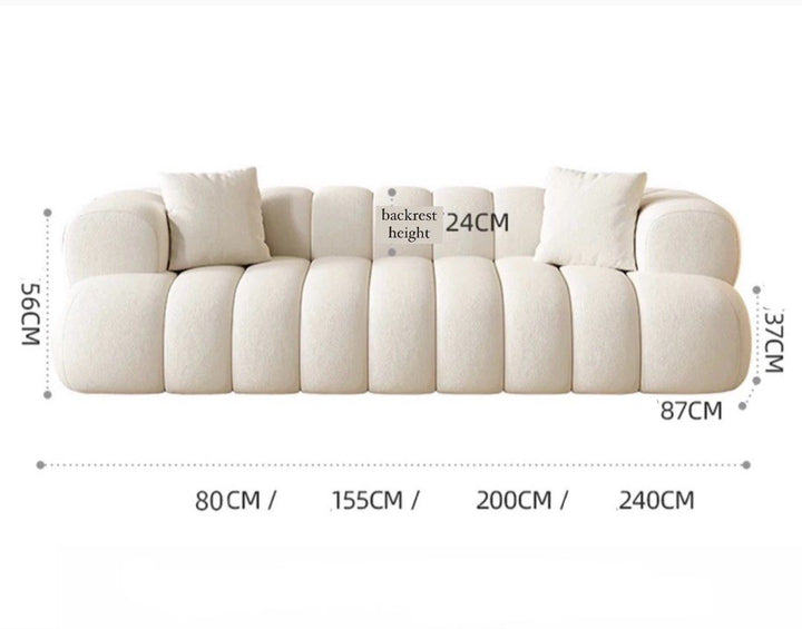 TOPIK Modern Boucle Sofa