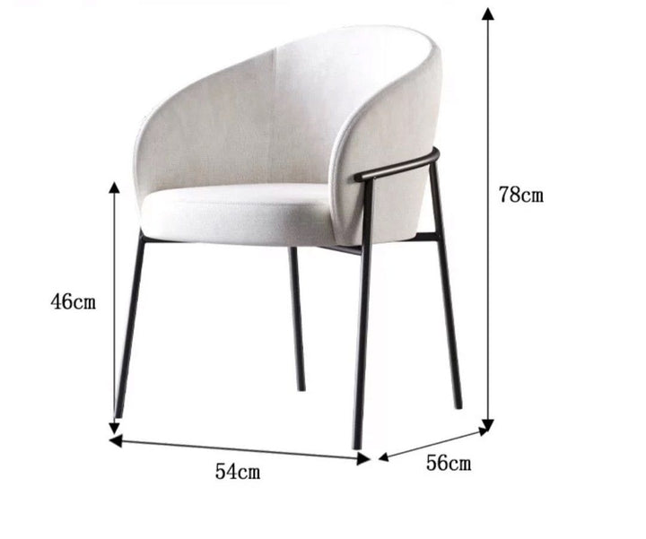 LUCENTE Modern Velvet Dining Chair
