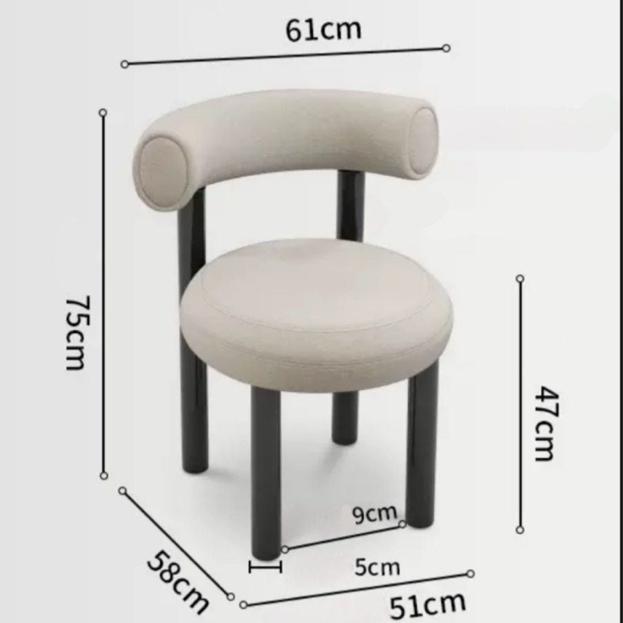 AMBER Modern Velvet Dining Chair