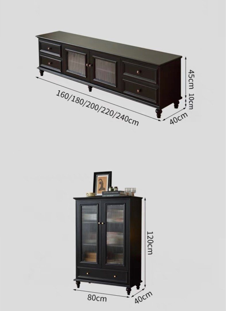 TOBIA Mid-Century TV Console