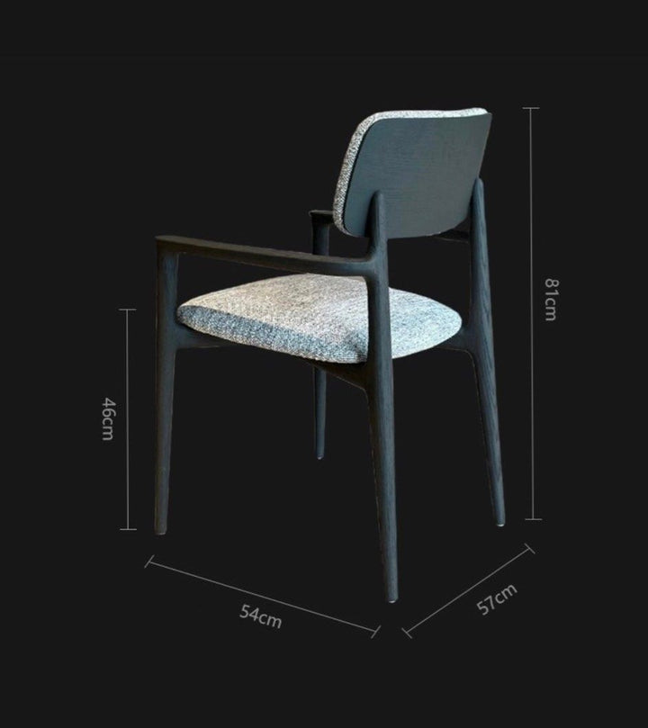 TRAVIS Modern Fabric Dining Chair