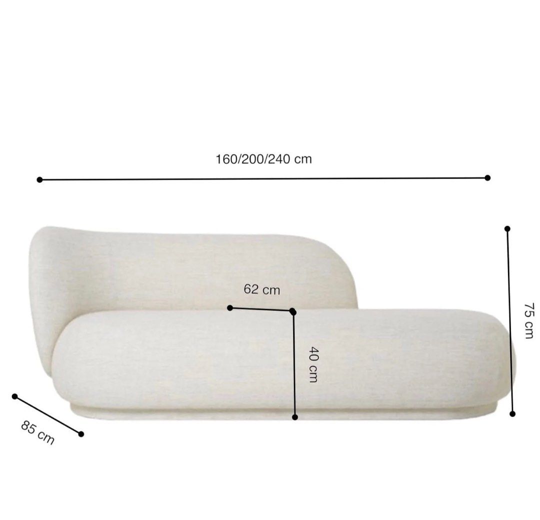 REX Modern Scratch Resistant Curve Sofa