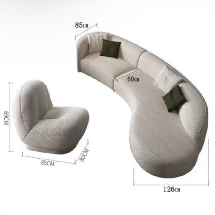 ELLE Boucle Sectional Sofa