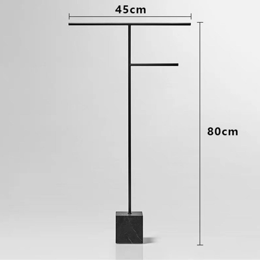 ISAQUEN Modern Marble Towel Rack