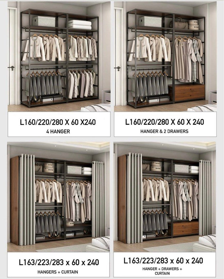 FABIUS Modern Open Concept Wardrobe