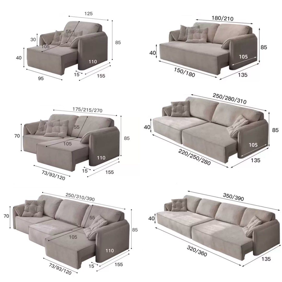 REOSMA Scratch Resistant Electric Sofa Bed
