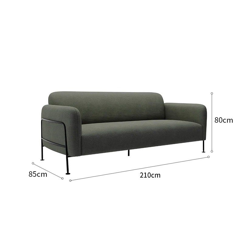 VANDELLIA Round Arm Sofa
