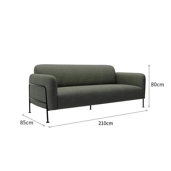 VANDELLIA Round Arm Sofa