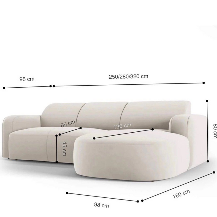 LAYDEN Scratch Resistant Sectional Sofa