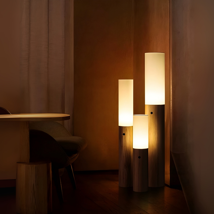 ALTA Modern Candle Solid Wood Lamp