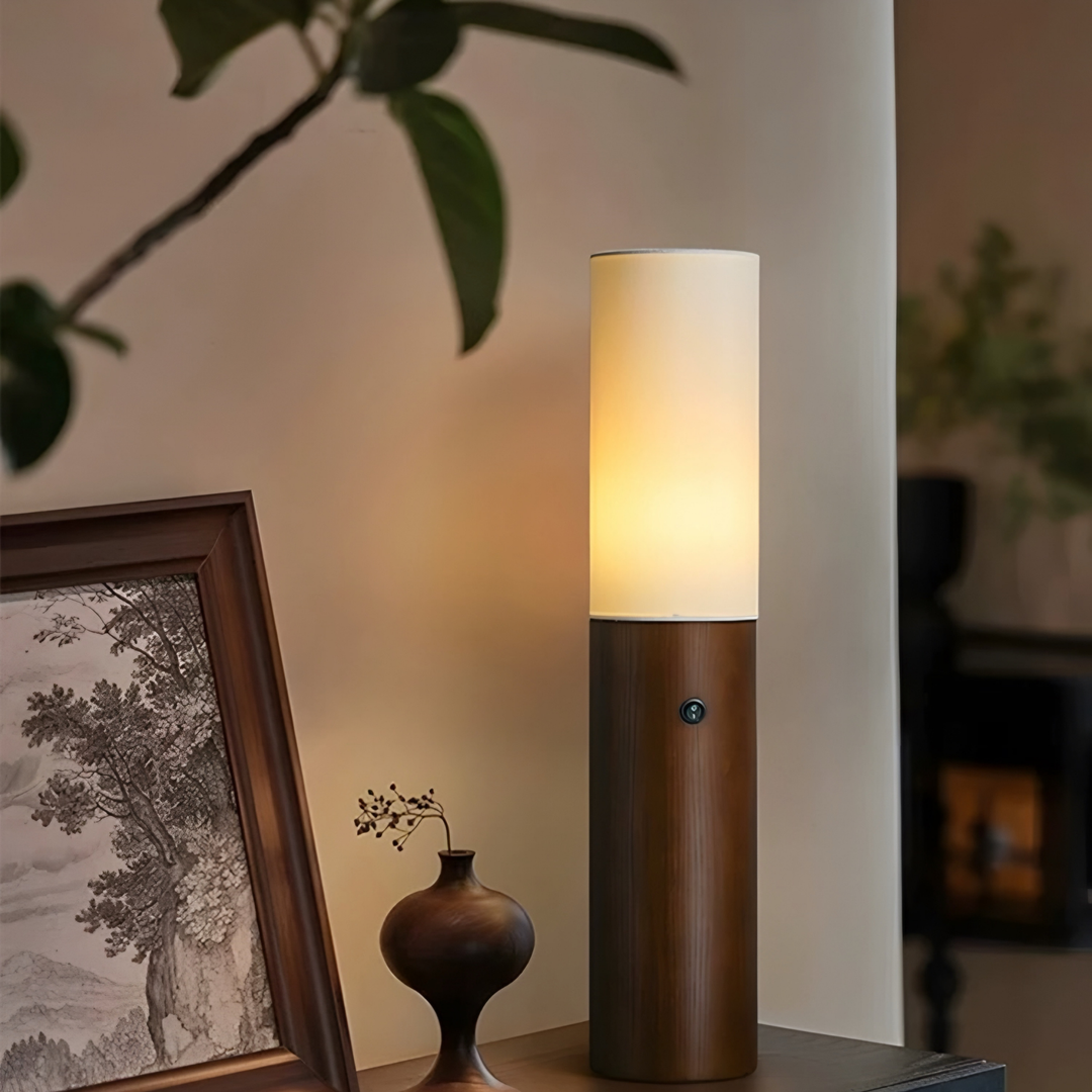 ALTA Modern Candle Solid Wood Lamp