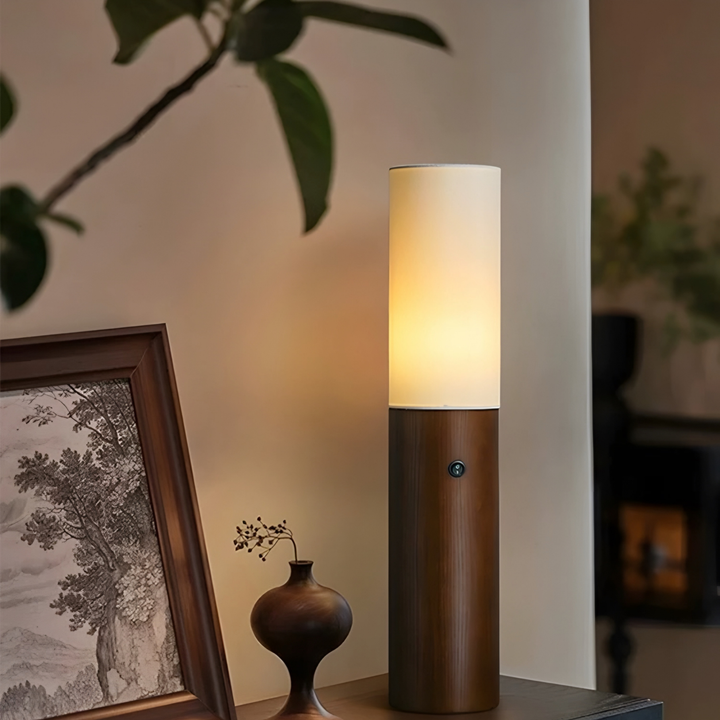 ALTA Modern Candle Solid Wood Lamp