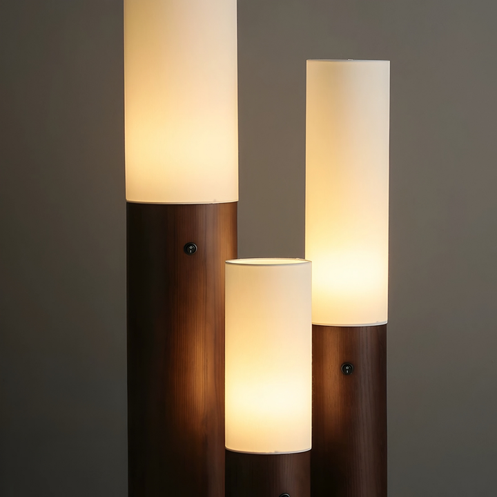 ALTA Modern Candle Solid Wood Lamp