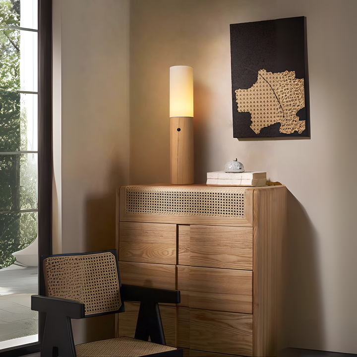 ALTA Modern Candle Solid Wood Lamp