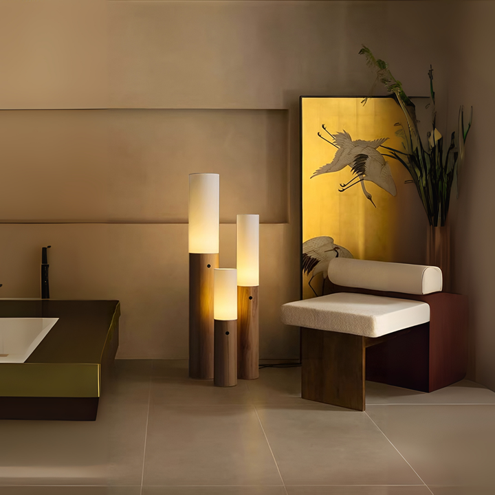 ALTA Modern Candle Solid Wood Lamp