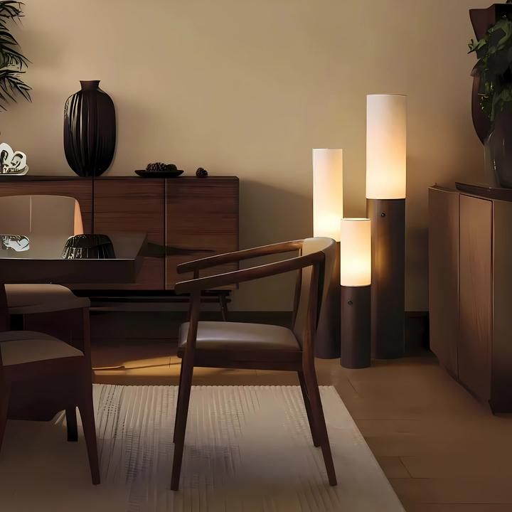 ALTA Modern Candle Solid Wood Lamp