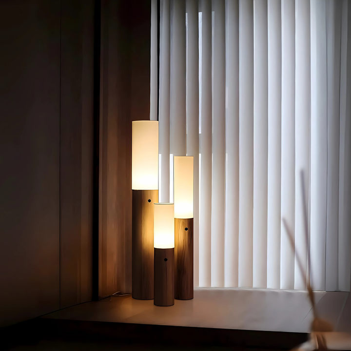 ALTA Modern Candle Solid Wood Lamp