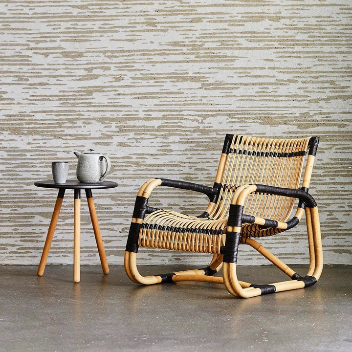 REZAL Rustic Outdoor Rattan Lounge Chair