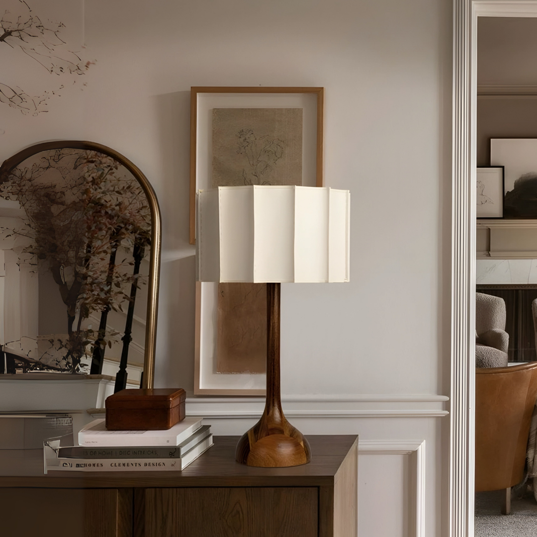 KAZU Japandi Solid Wood Lamp