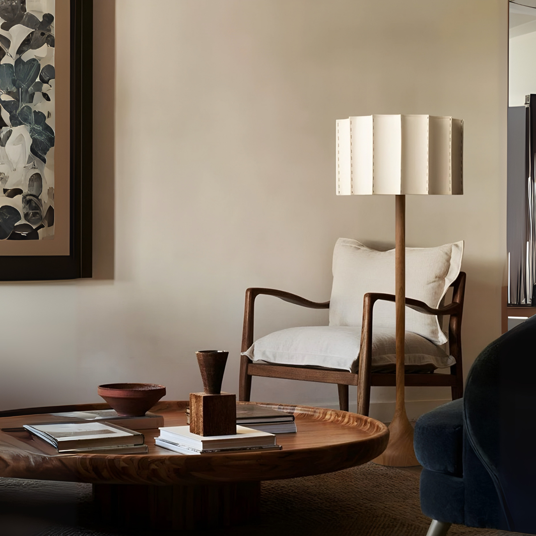 KAZU Japandi Solid Wood Lamp