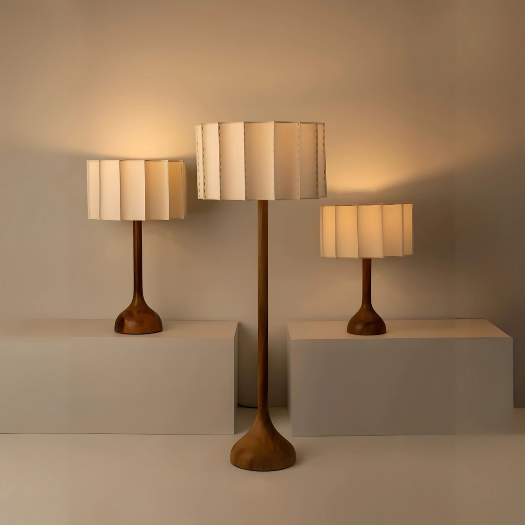 KAZU Japandi Solid Wood Lamp