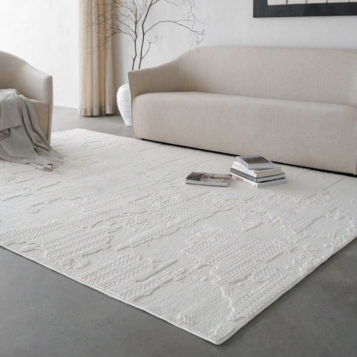 LINDE Modern Water Resistant Textured Rug