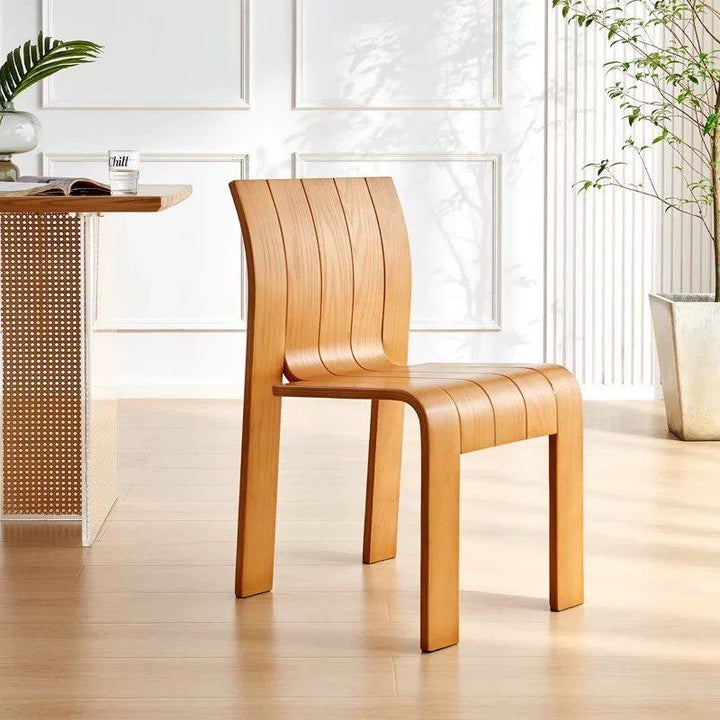 LANDON Japandi Solid Wood Dining Chair