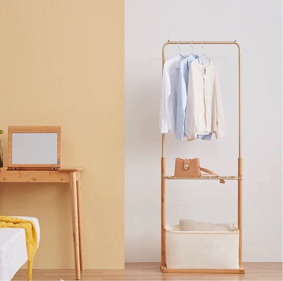 BELMIRO Bamboo Hall Rack