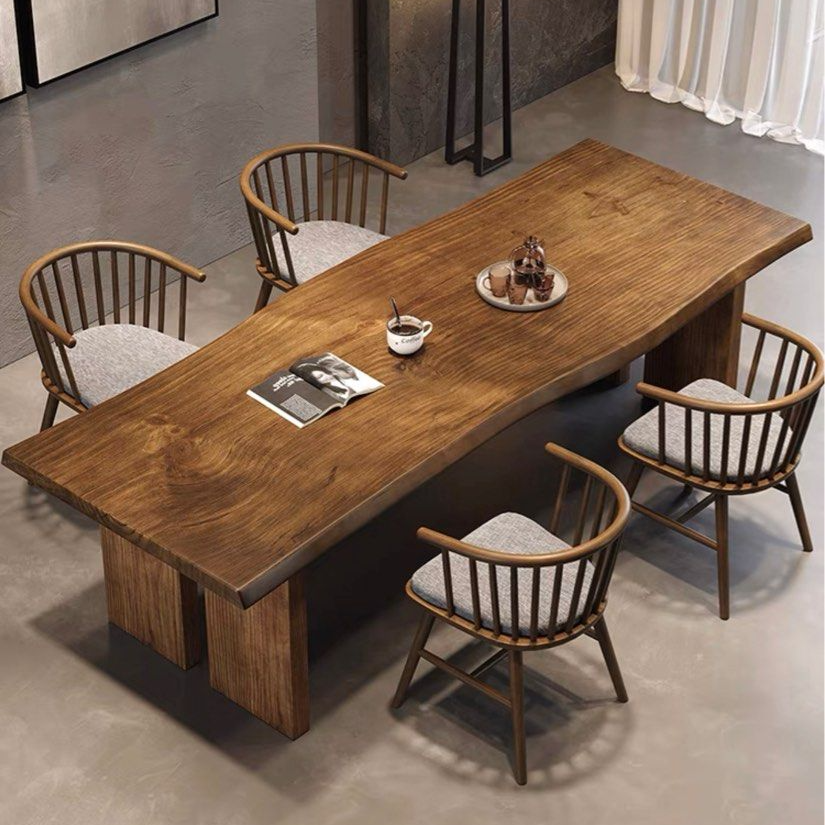 BOYCE Rustic Ash Wood Dining Table