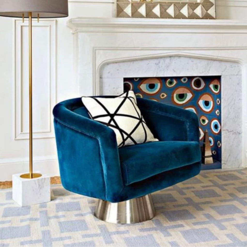ZACHARY Modern Swivel Lounge Chair