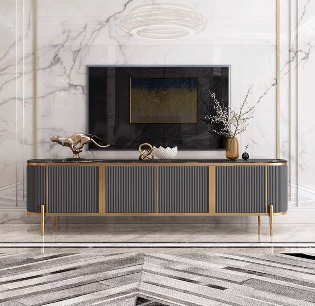 SEIDA Modern TV Console & Coffee Table