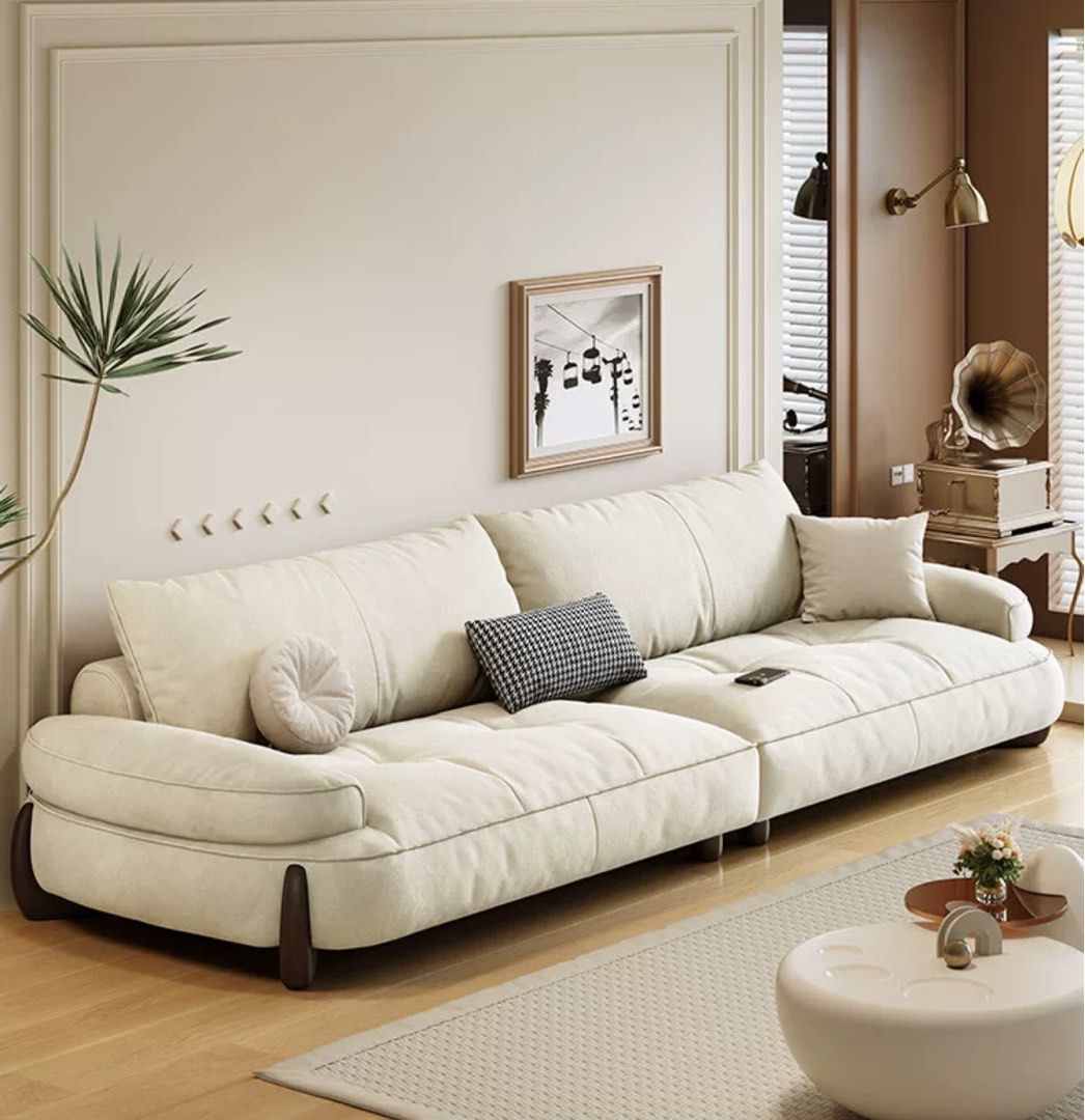 NOVIA Modern Scratch Proof Fabric Sofa