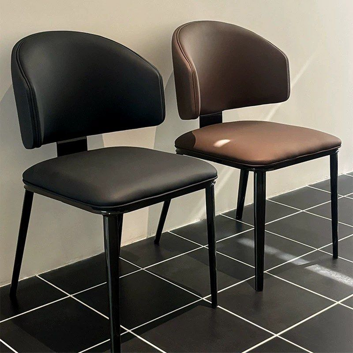 GEOS Modern Scratch Proof Leather Dining Chair