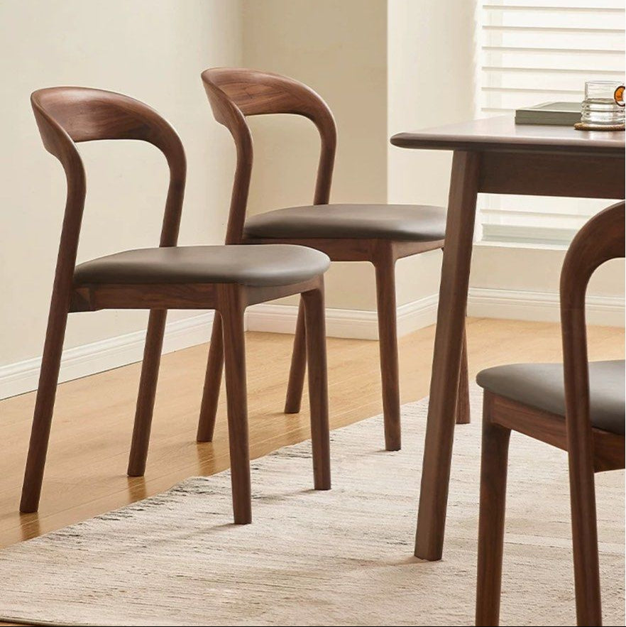 LEANN Modern Solid Wood Dining Chair