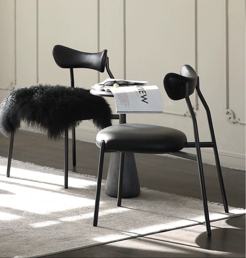 LEGAS Modern Leather Dining Chair