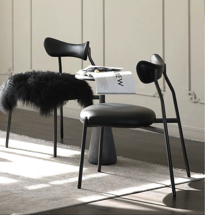 LEGAS Modern Leather Dining Chair