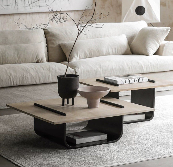 ALVARO Modern Solid Wood Coffee Tables