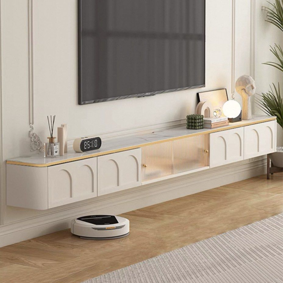 PANI Modern Sintered Stone Floating TV Console