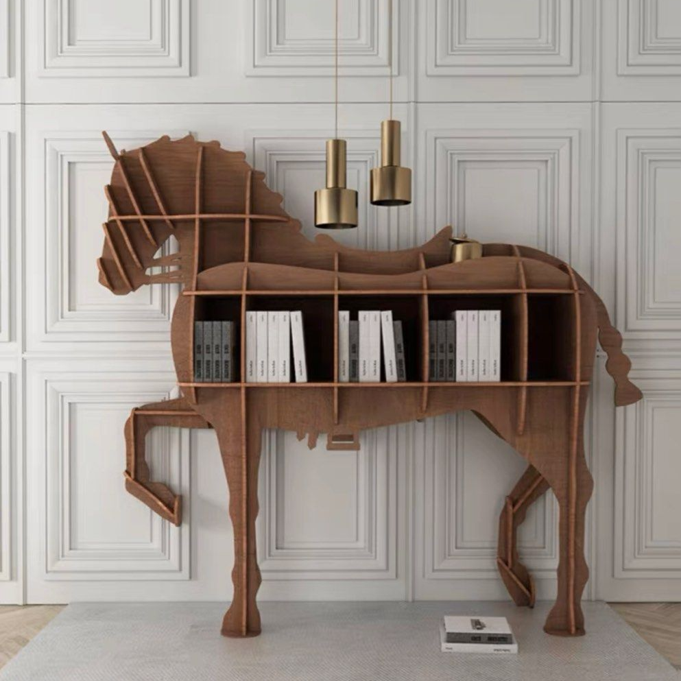 LUMIÈRE Modern Horse Shelf