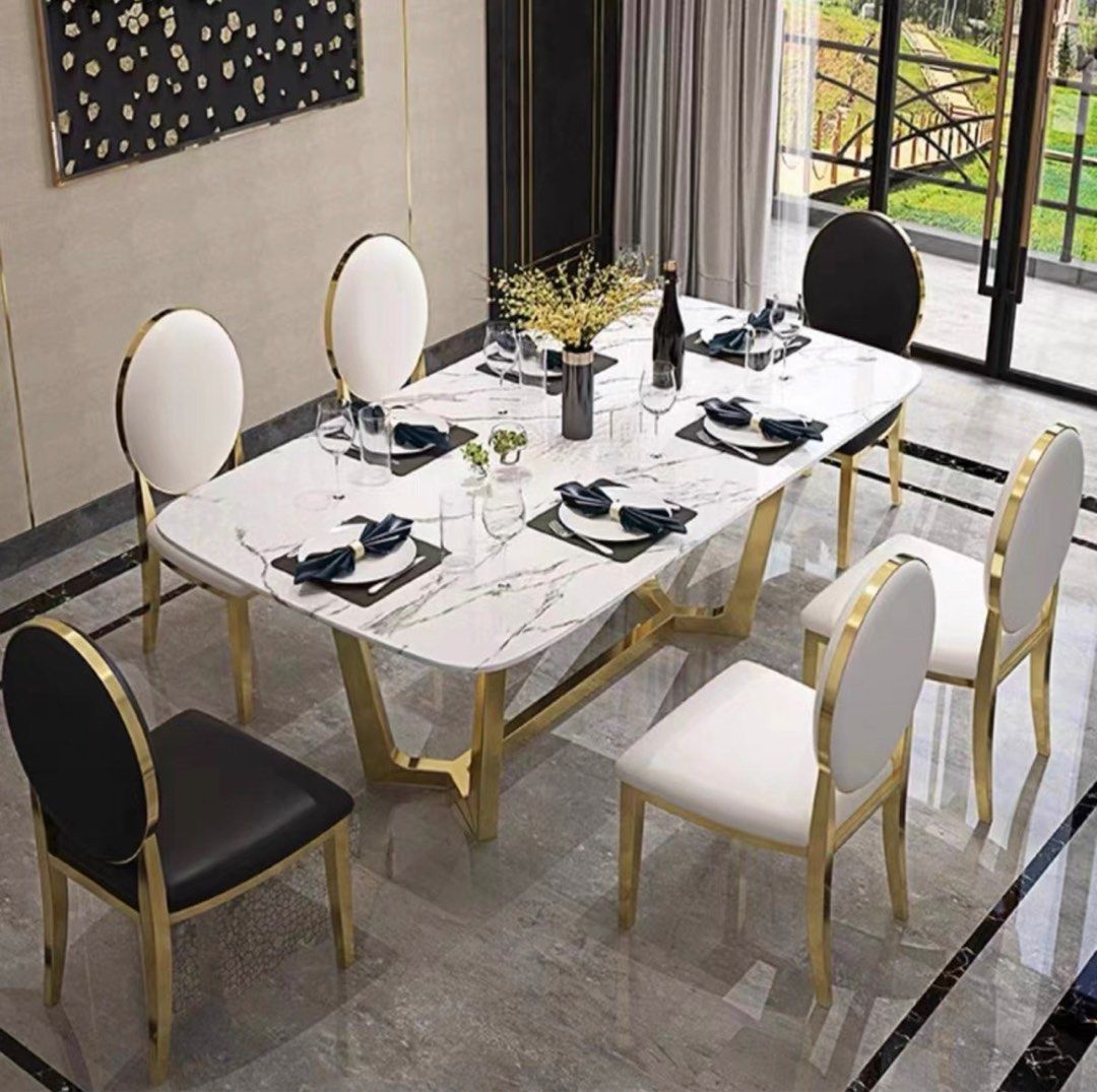 EDDY Modern Marble Dining Table