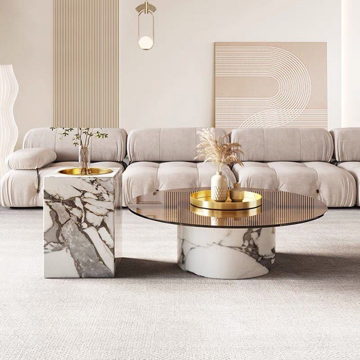 AGUILAR Modern Marble Coffee Table