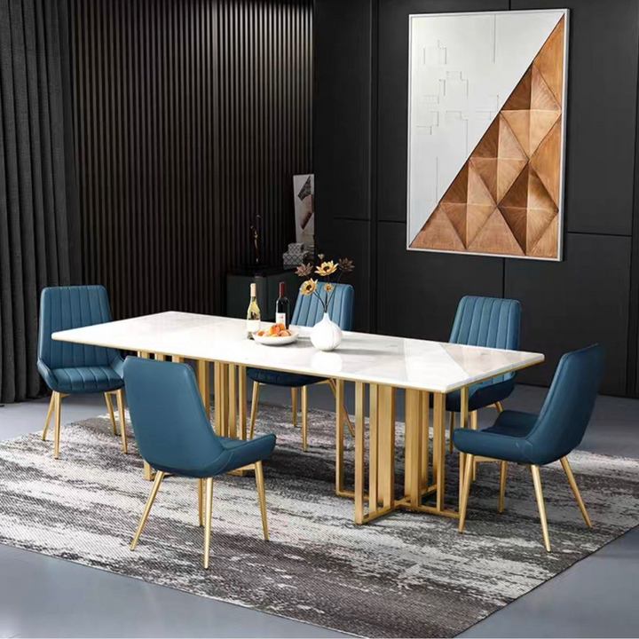DIXON Modern Sintered Stone Dining Table & Chairs