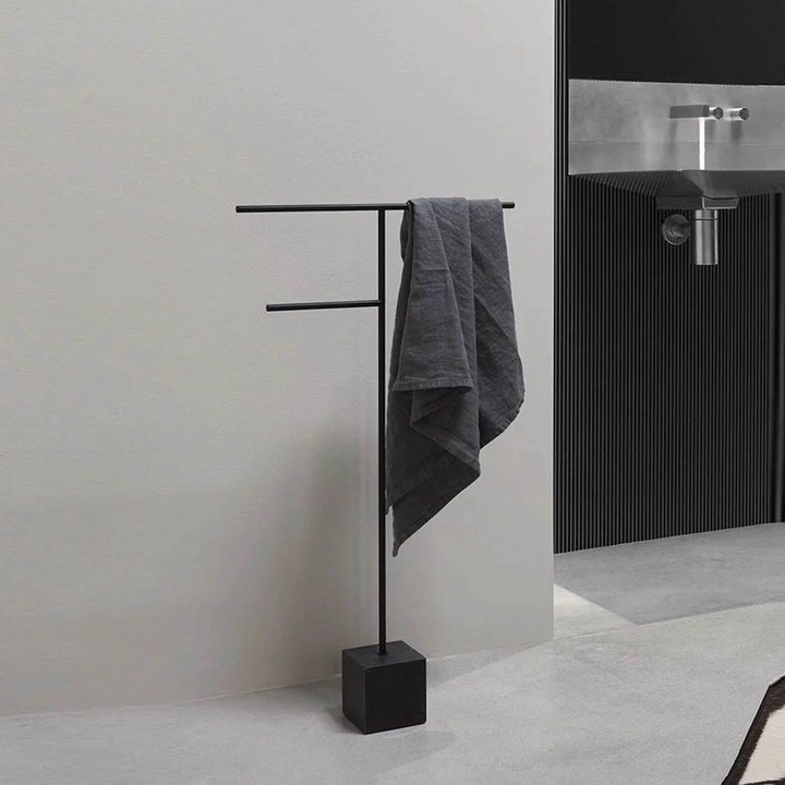 ISAQUEN Modern Marble Towel Rack