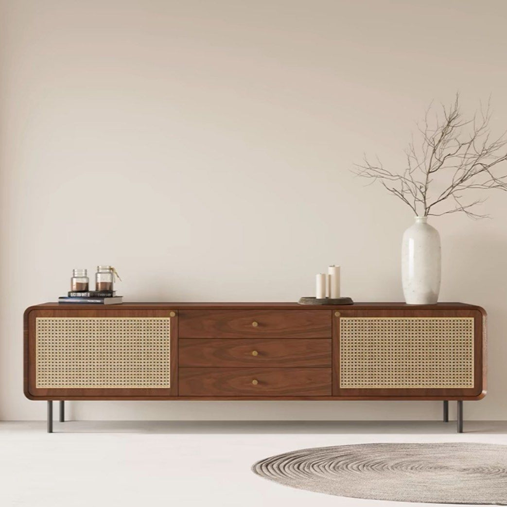 NADE Rustic Rattan TV Console