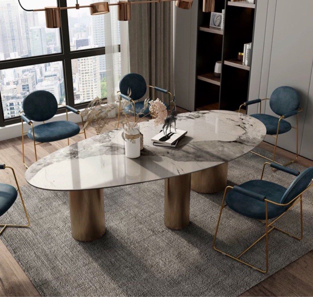 HARVEY Modern Marble Dining Table