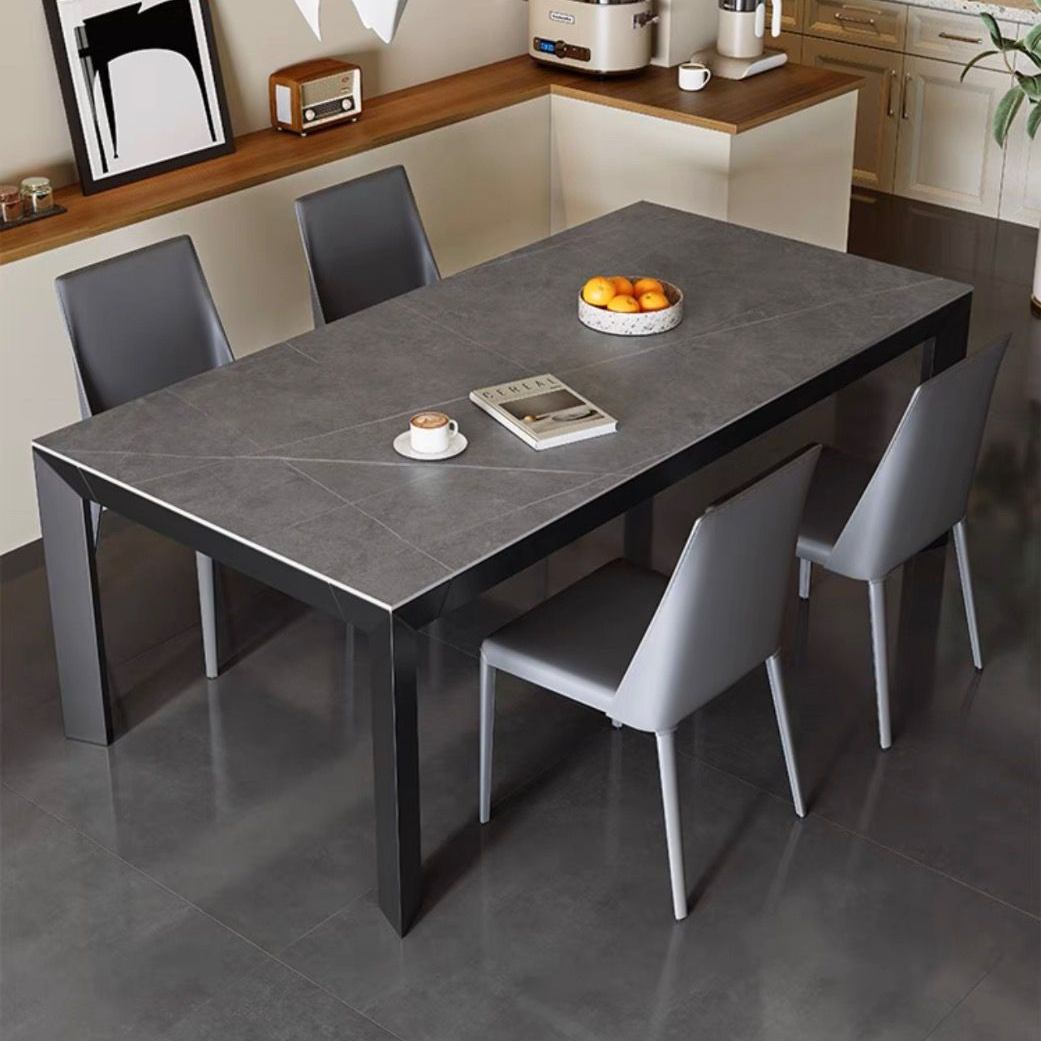 YATES Modern Slate Dining Table & Chairs