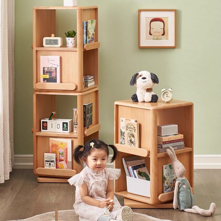 EILIEA Scandinavian Swivel Bookshelf